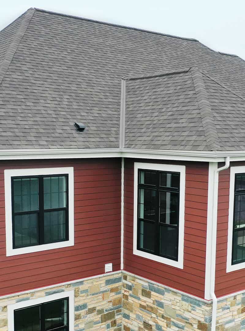 vinyl black windows fit Northwest indiana's extreme weather